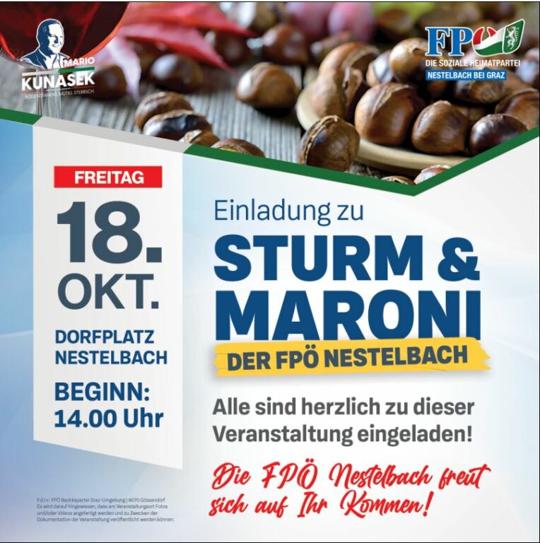 Sturm und Maroni FPÖ